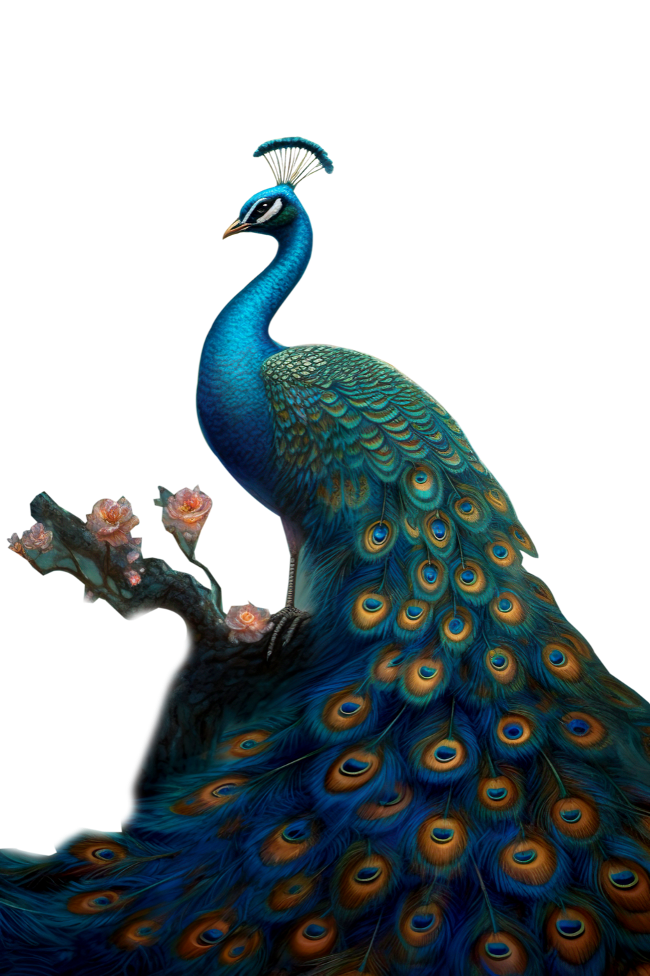 A peacock from the Rasleela Udyan
