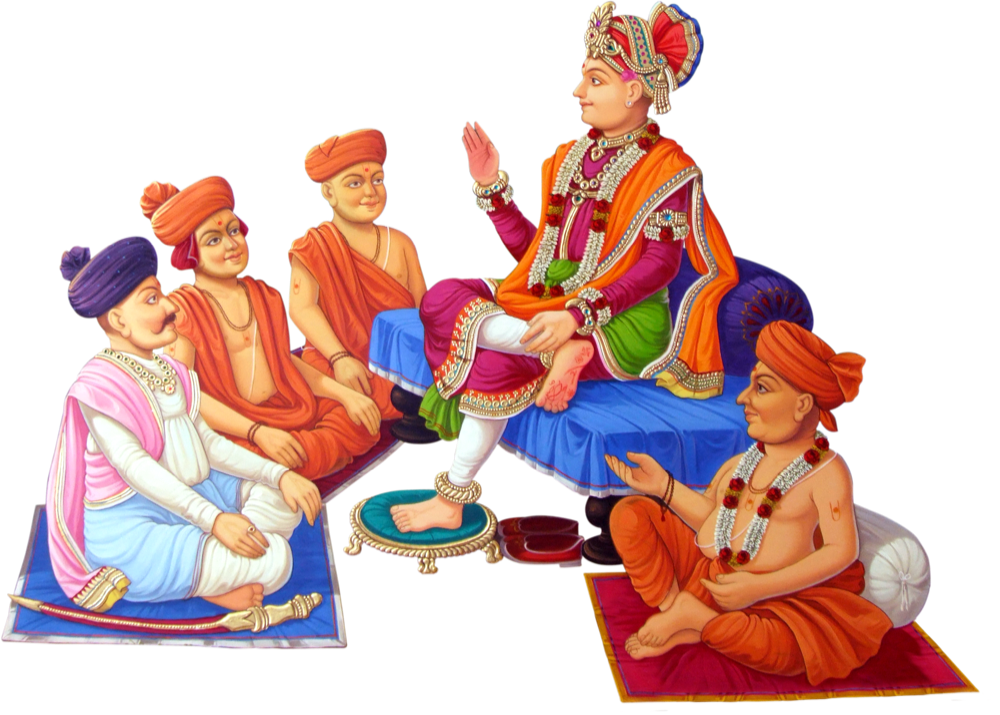 A katha-karta scene — discourse